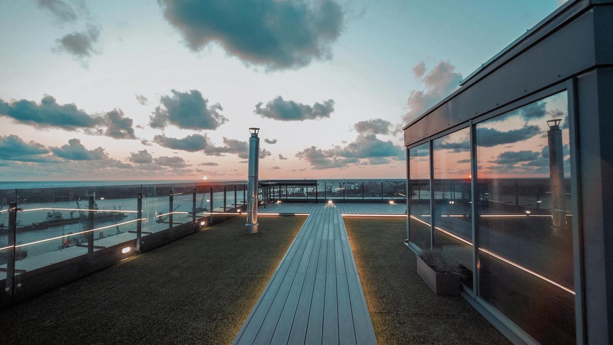Ferienwohnung Sky Garden Penthouse Klaipėda Exterior foto