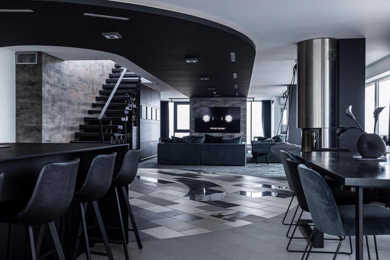 Ferienwohnung Sky Garden Penthouse Klaipėda Exterior foto