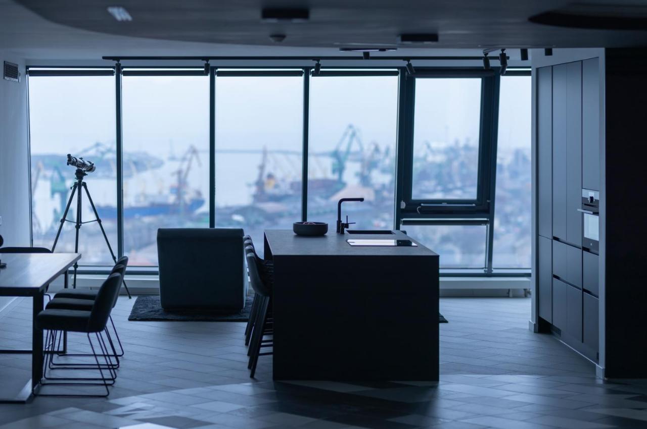 Ferienwohnung Sky Garden Penthouse Klaipėda Exterior foto