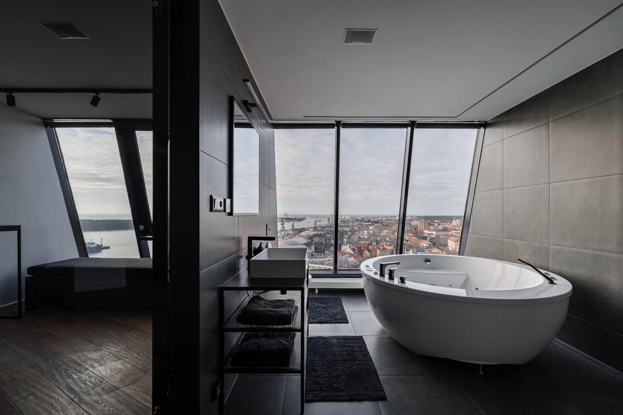 Ferienwohnung Sky Garden Penthouse Klaipėda Exterior foto